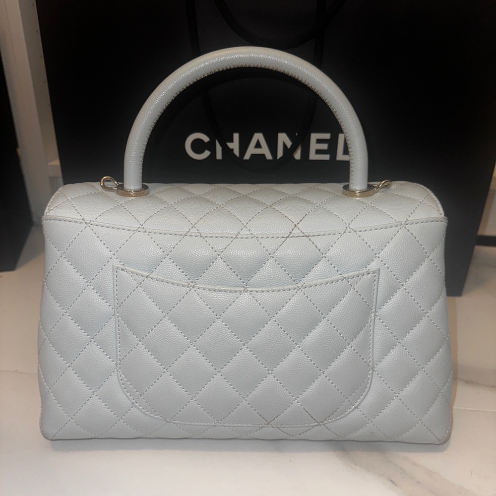 Coco Chanel top handle bag 100% authentic - Picture 4 of 16
